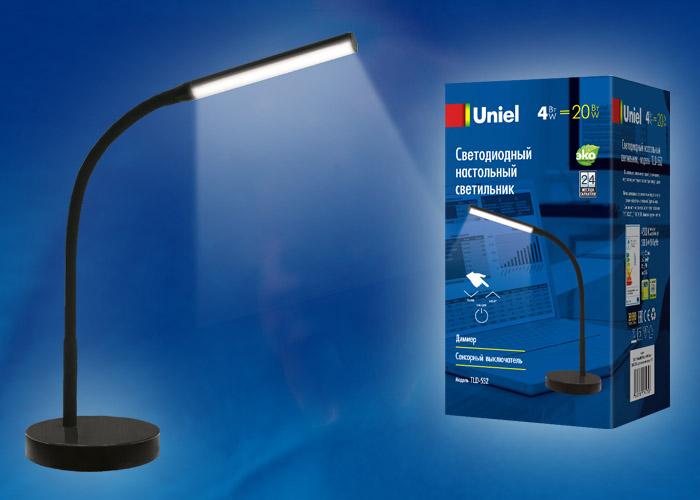 Настольная лампа (UL-00002379) Uniel TLD-548 White/LED/300Lm/3300-6000K/Dimmer