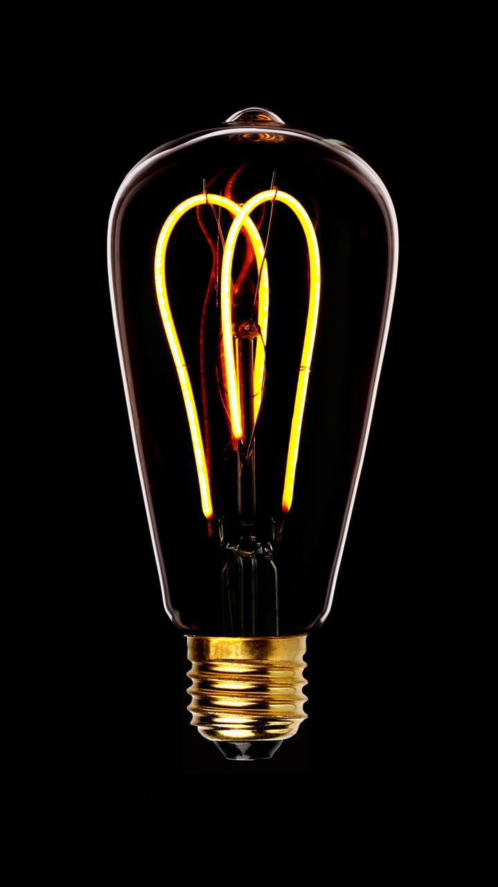 Лампа светодиодная филаментная Sun Lumen E27 5W прозрачная 056-922