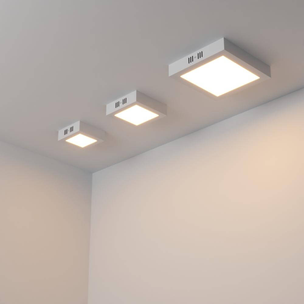 Потолочный светильник Arlight SP-S120x120-6W Warm White