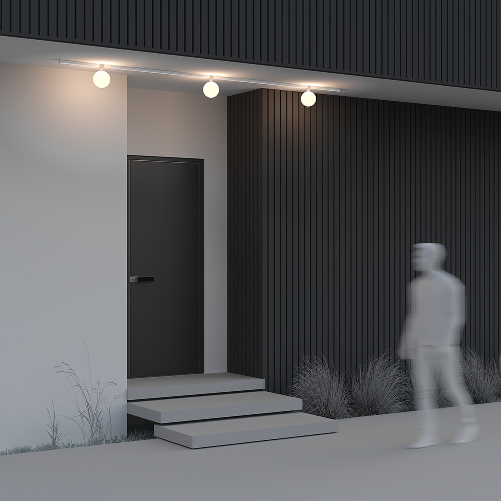 Уличный трековый светильник Maytoni Luna Elasity IP O-TR01-2-S-9WW3K