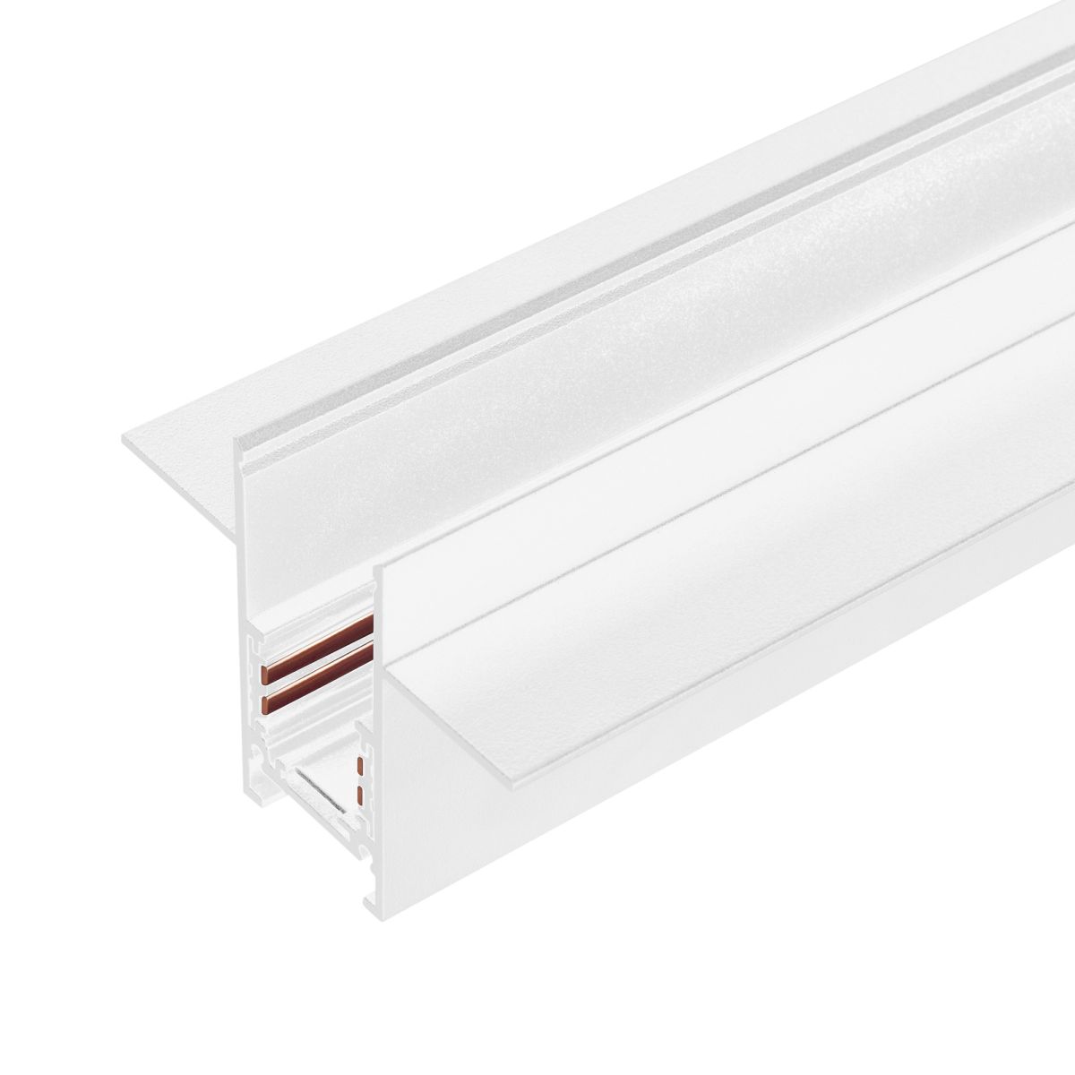 Шинопровод магнитный встраиваемый Arlight MAG-ORIENT-TRACK-2653-FDW-3000 (Белый, FLAT) (IP20 Металл) 045146