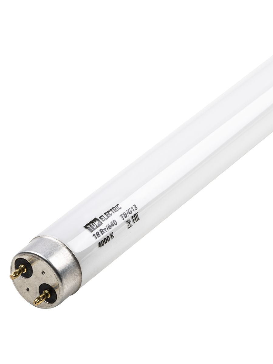 Лампа люминесцентная TDM Electric G13 18W 4000K белая SQ0355-0026