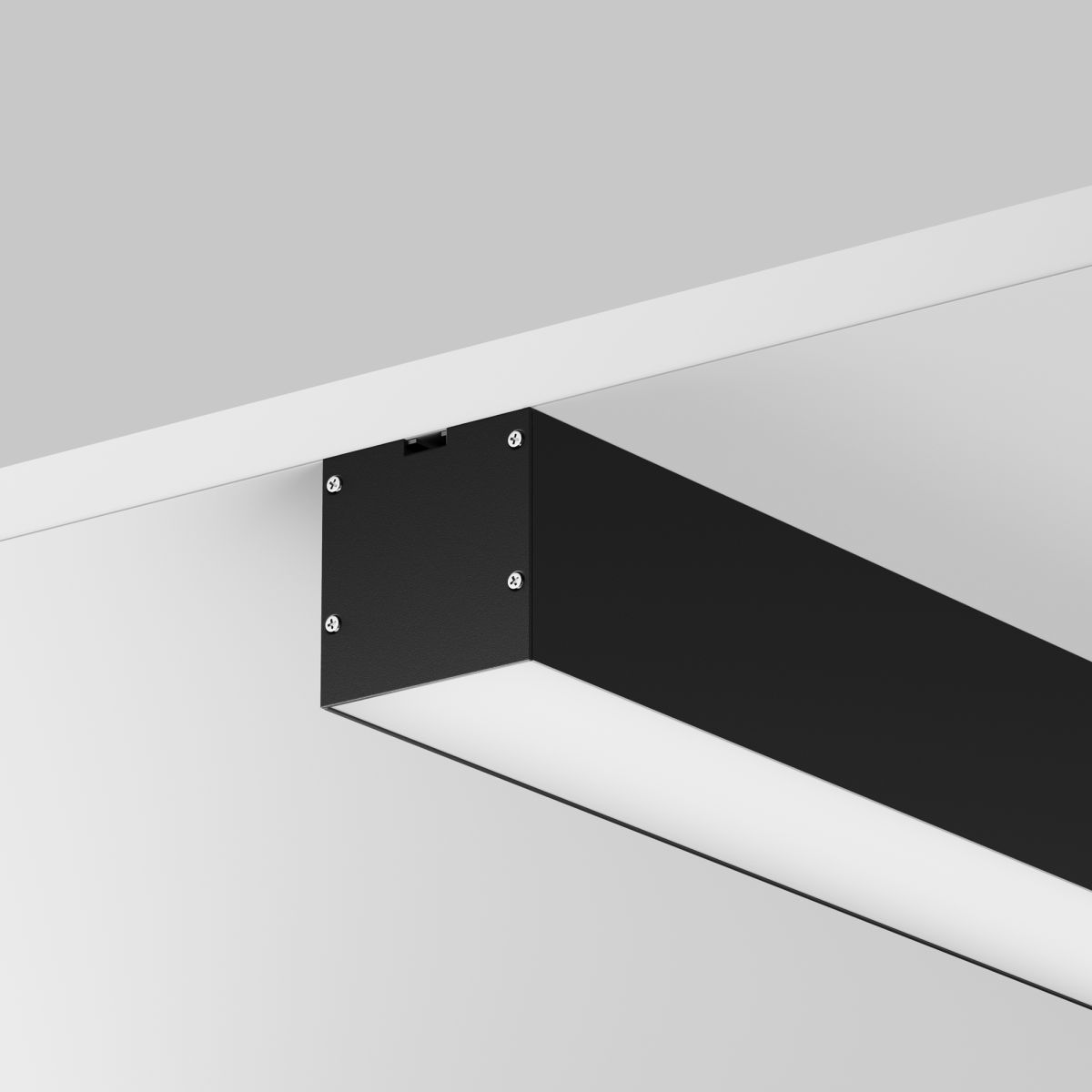 Алюминиевый профиль накладной-подвесной 50x50 Maytoni Led Strip ALM-5050T-B-3M 633009