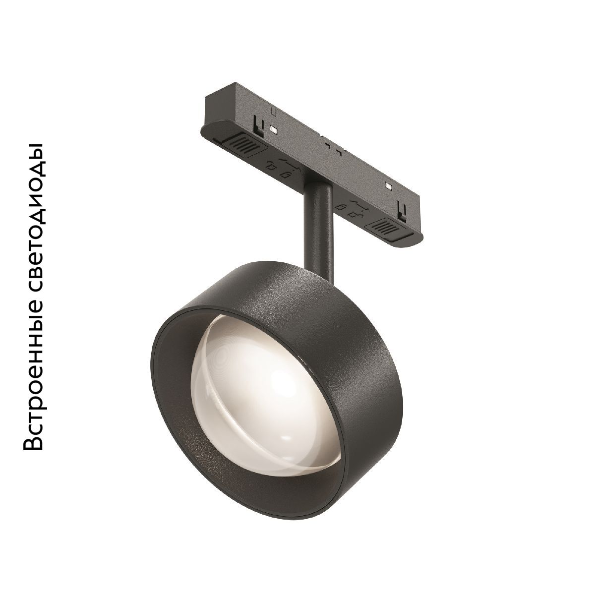 Трековый магнитный светильник Maytoni Lens TR217-2-15W4K-B