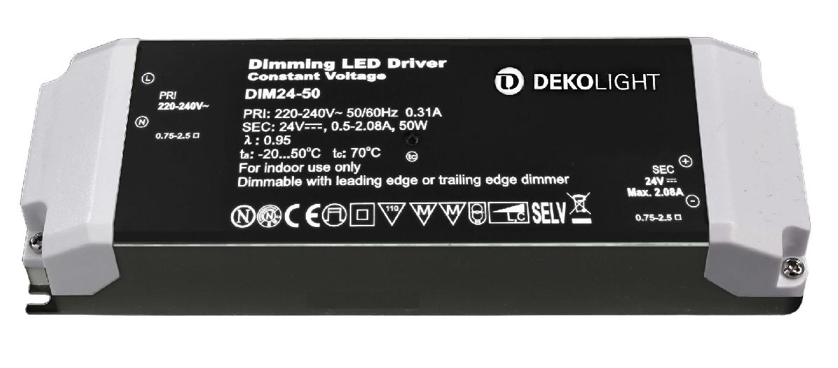 Блок питания Deko-Light 50Вт 220-240В IP20 862222