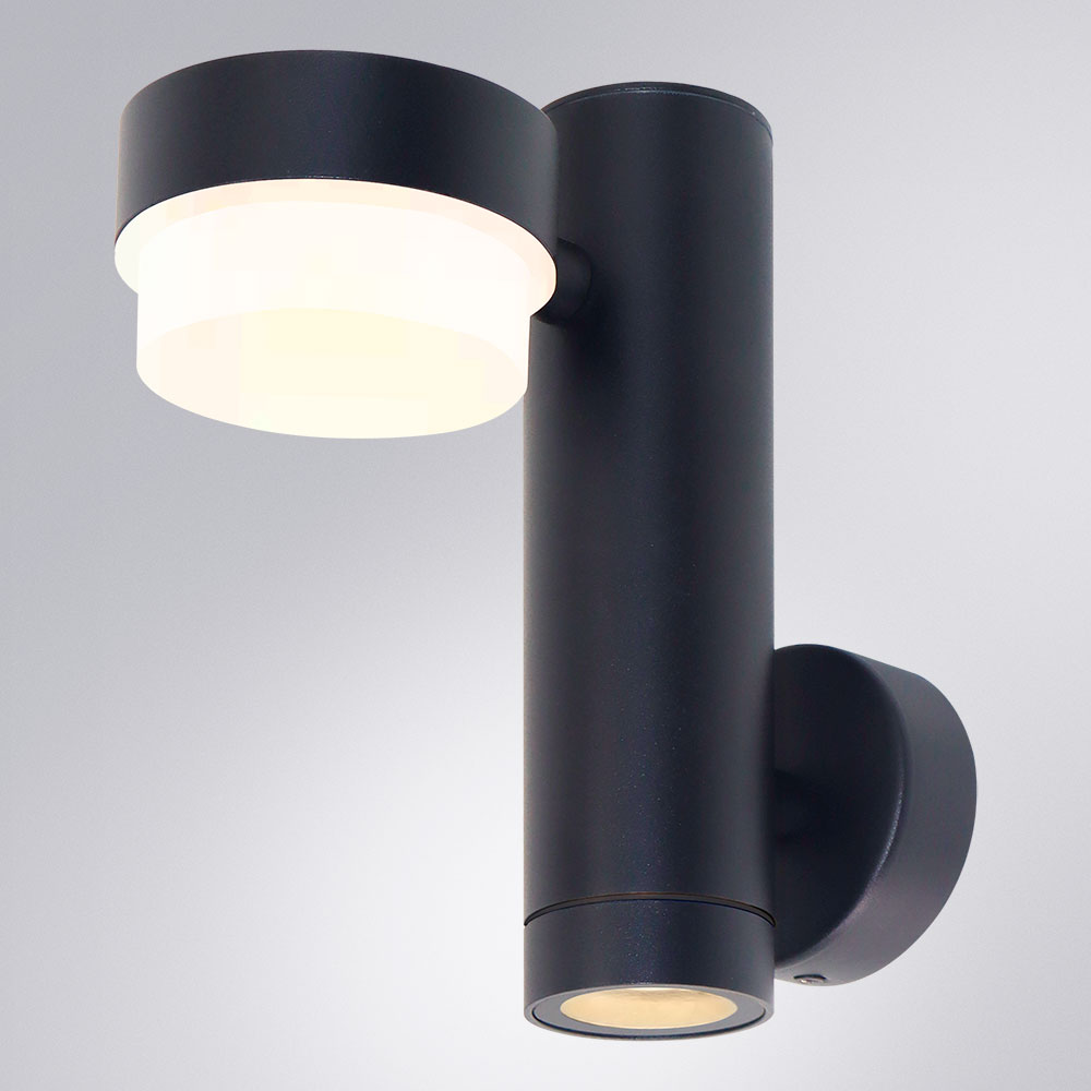 Уличный настенный светильник Arte Lamp Budapest A2362AL-2BK