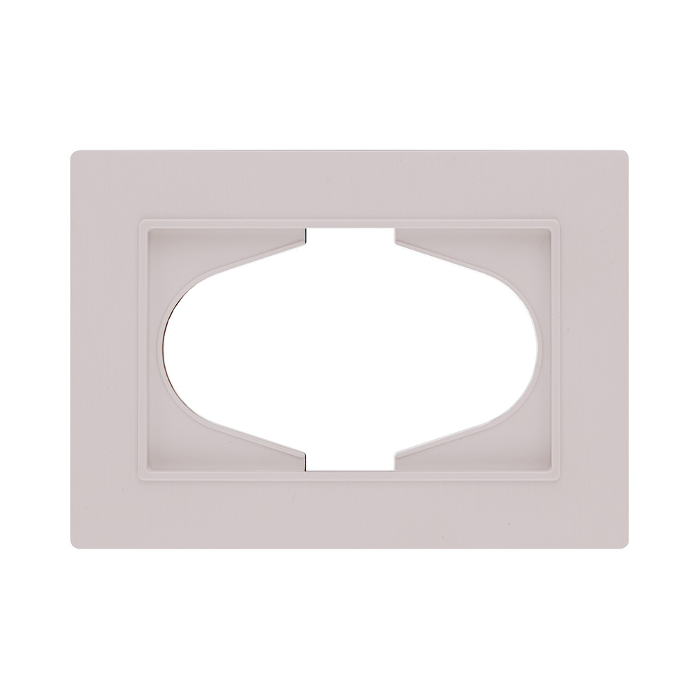 Рамка для двойной розетки, кашемир матовый Kollinger Eleganz Plex EP120CM