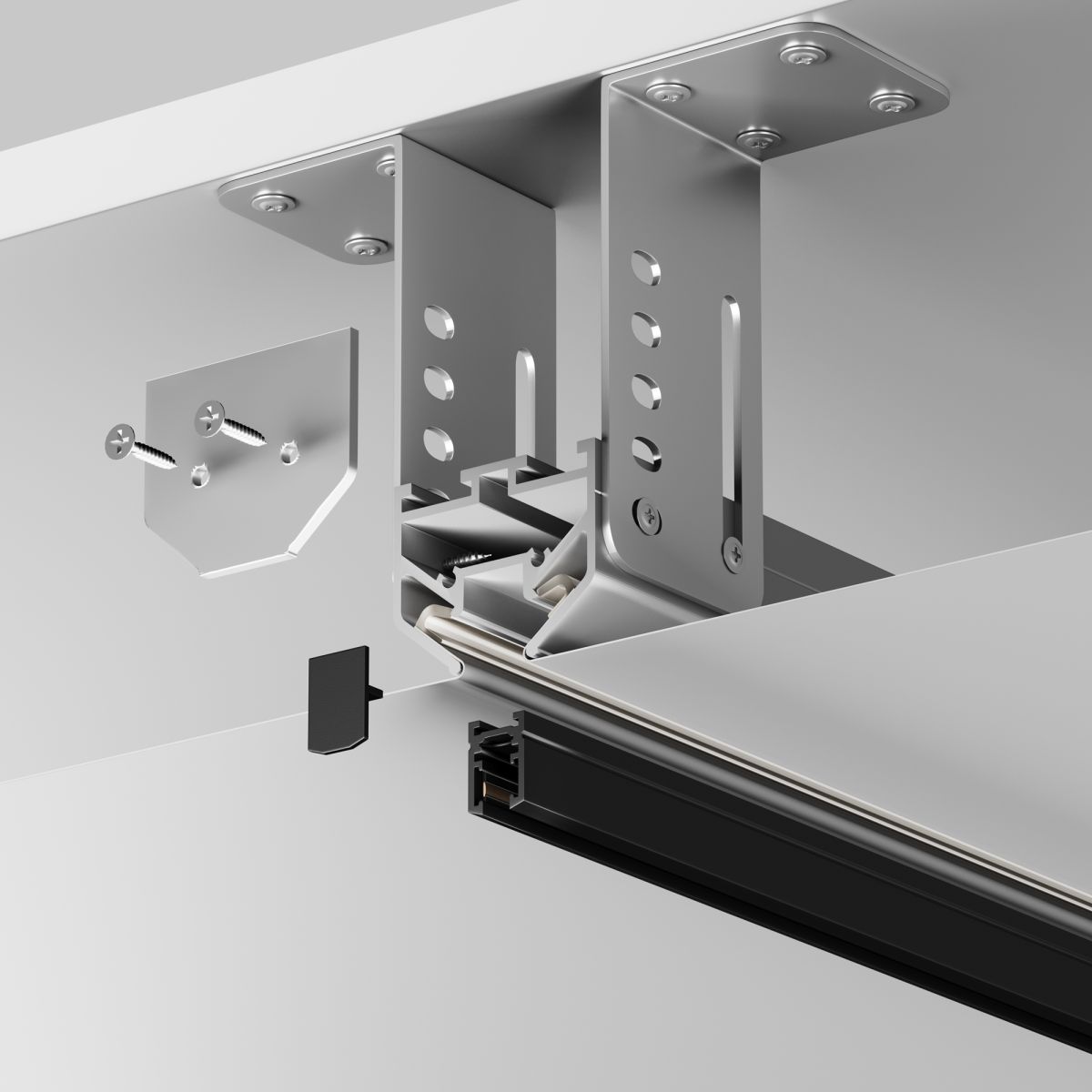 Заглушка торцевая к профилю, 2шт. Maytoni Technical TRA184MPEC-S(N)