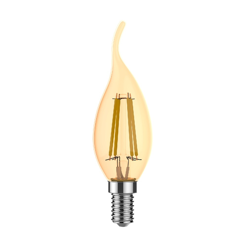 Светодиодная филаментная лампа Gauss Basic Filament E14 3,8W 2400K 1047154