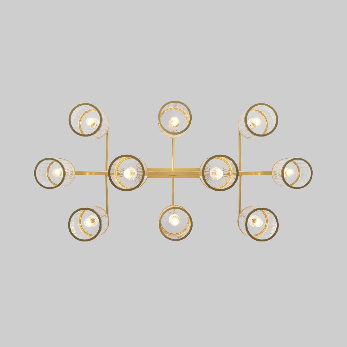 Потолочная люстра Eurosvet Inari 60144/10 золото Smart a061944