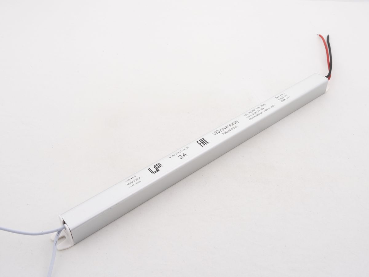 Блок питания LEDS POWER 48Вт 24В Super Slim 390126