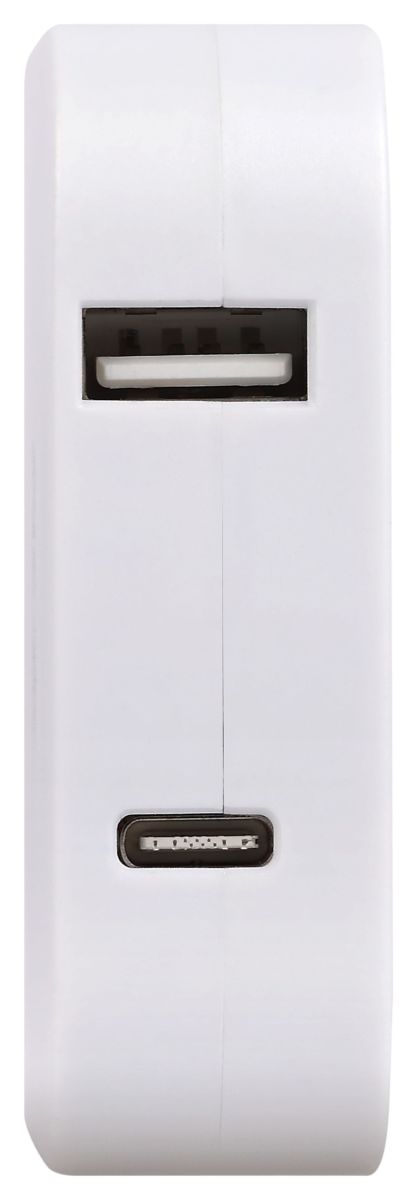 Разветвитель электрический Эра SPF-2-FL-USBC поворотный на 2 розетки + 2USB A+C 10А белый Б0069090