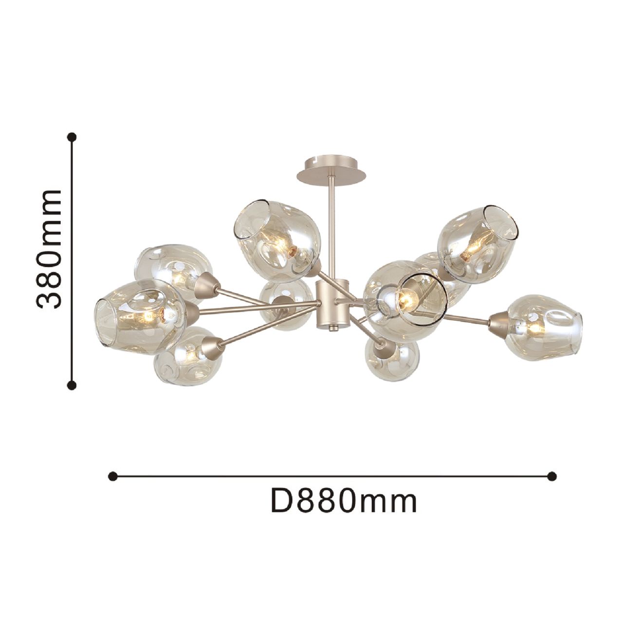 Потолочная люстра F-Promo Tilda 2658-10U в #REGION_NAME_DECLINE_PP#