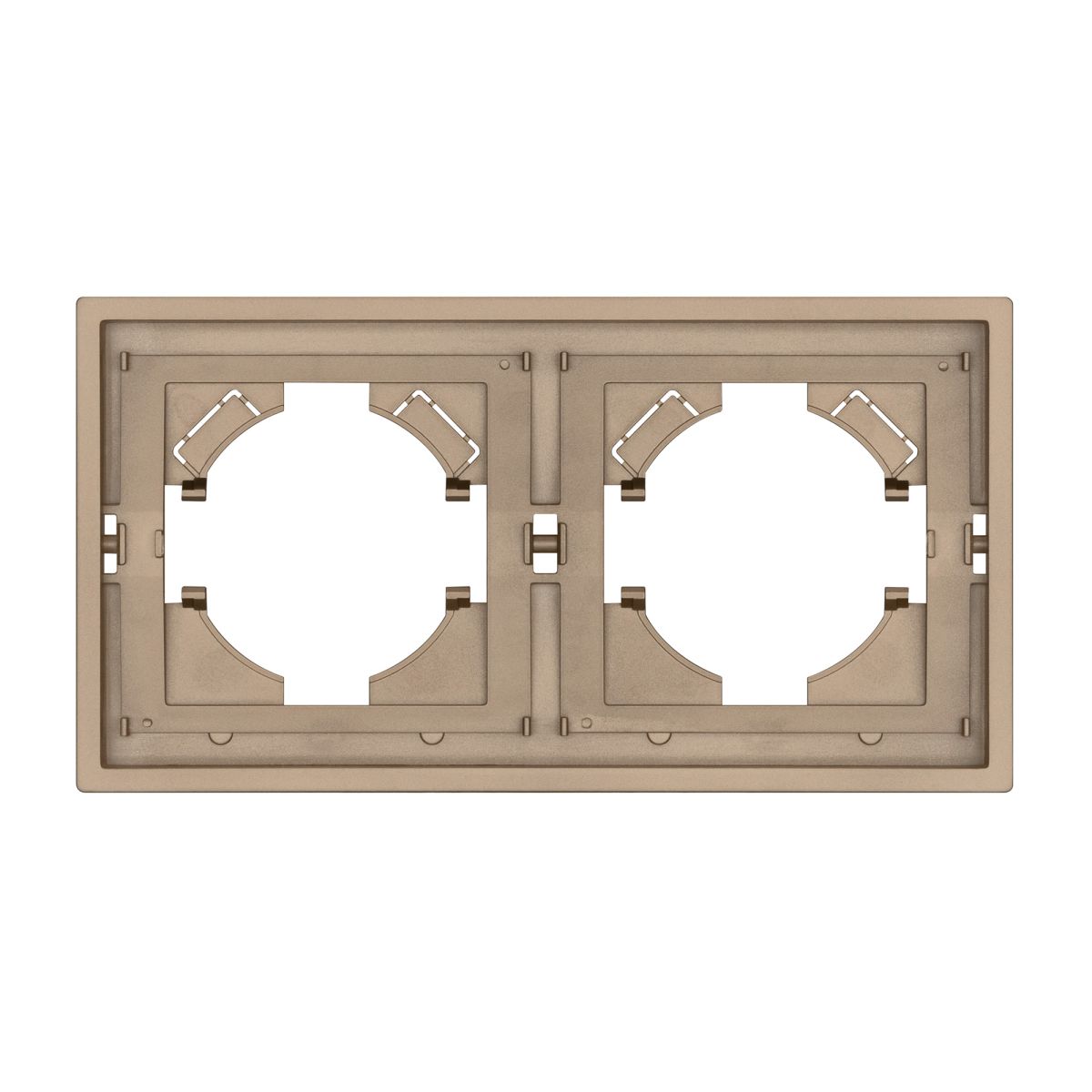 Рамка пластиковая на 2 поста Arlight FRM-TENDO-PL-2-GD 053842