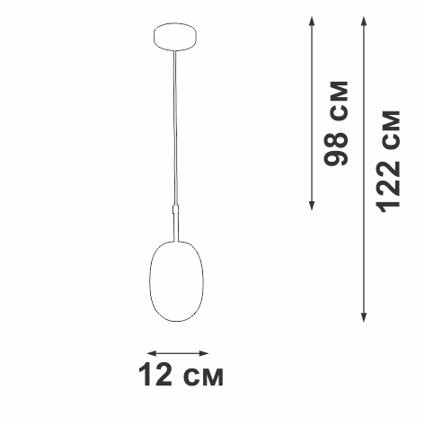 Подвесной светильник Vitaluce V28210-1/1S