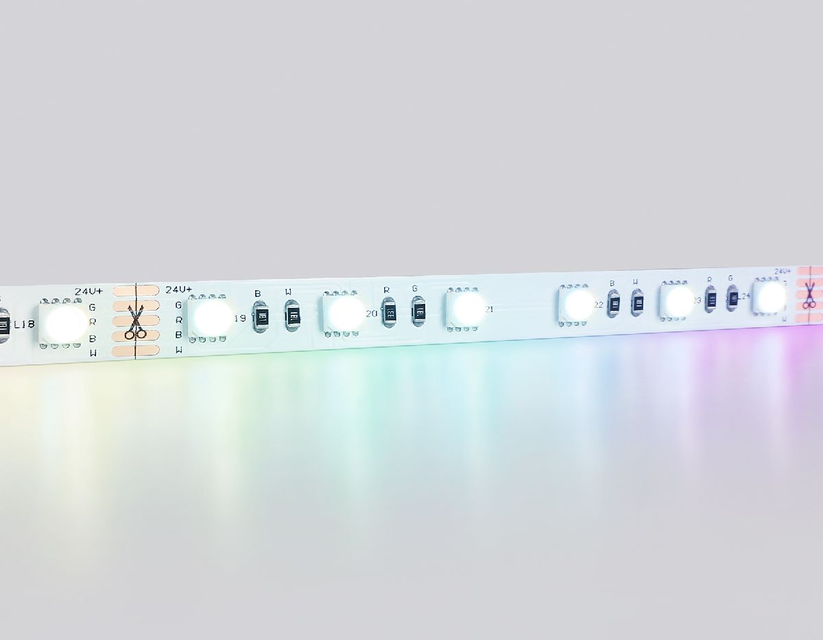 Светодиодная лента Ambrella Light LED Strip 24В 5050 10Вт/м RGBW+6500K 5м IP20 GS4403