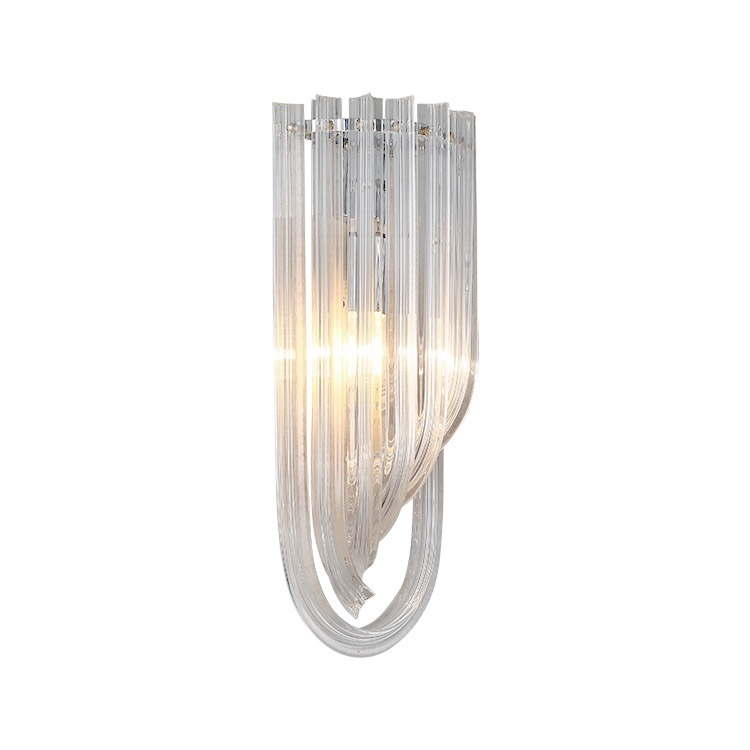 Настенный светильник Delight Collection Murano Glass KR0116W-1 chrome