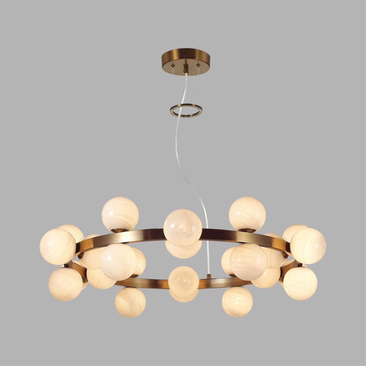 Подвесной светильник в виде шариков Odeon Light Midcent Magia 7109/24