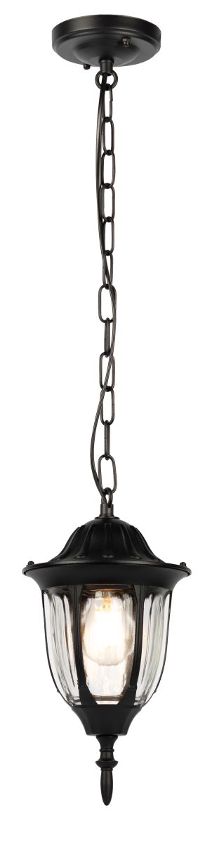 Уличный подвесной светильник ЭРА Галатея GBS-105-BL-0800 230В Е27 IP54 чёрный Б0071486