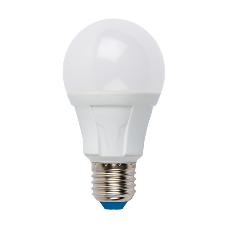 Лампа светодиодная диммируемая (UL-00004286) Uniel E27 10W 4000K матовая LED-A60 10W/4000K/E27/FR/DIM PLP01WH