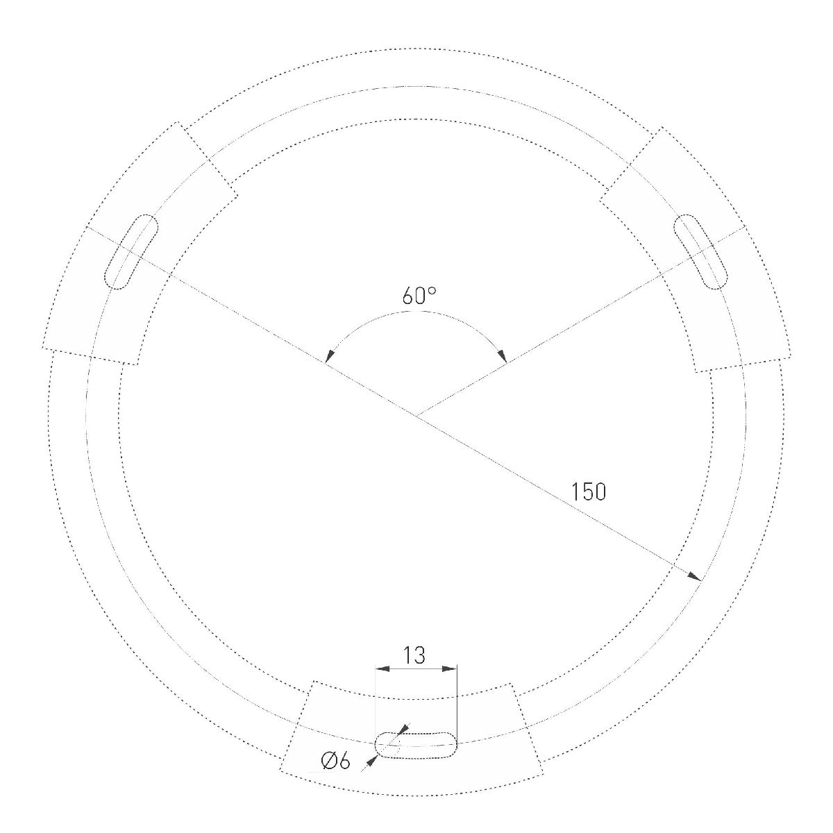 Потолочный светильник Arlight IM-RONDO-EMERGENCY-3H-R350-33W Day4000 (BK, 120 deg, 230V) 041068