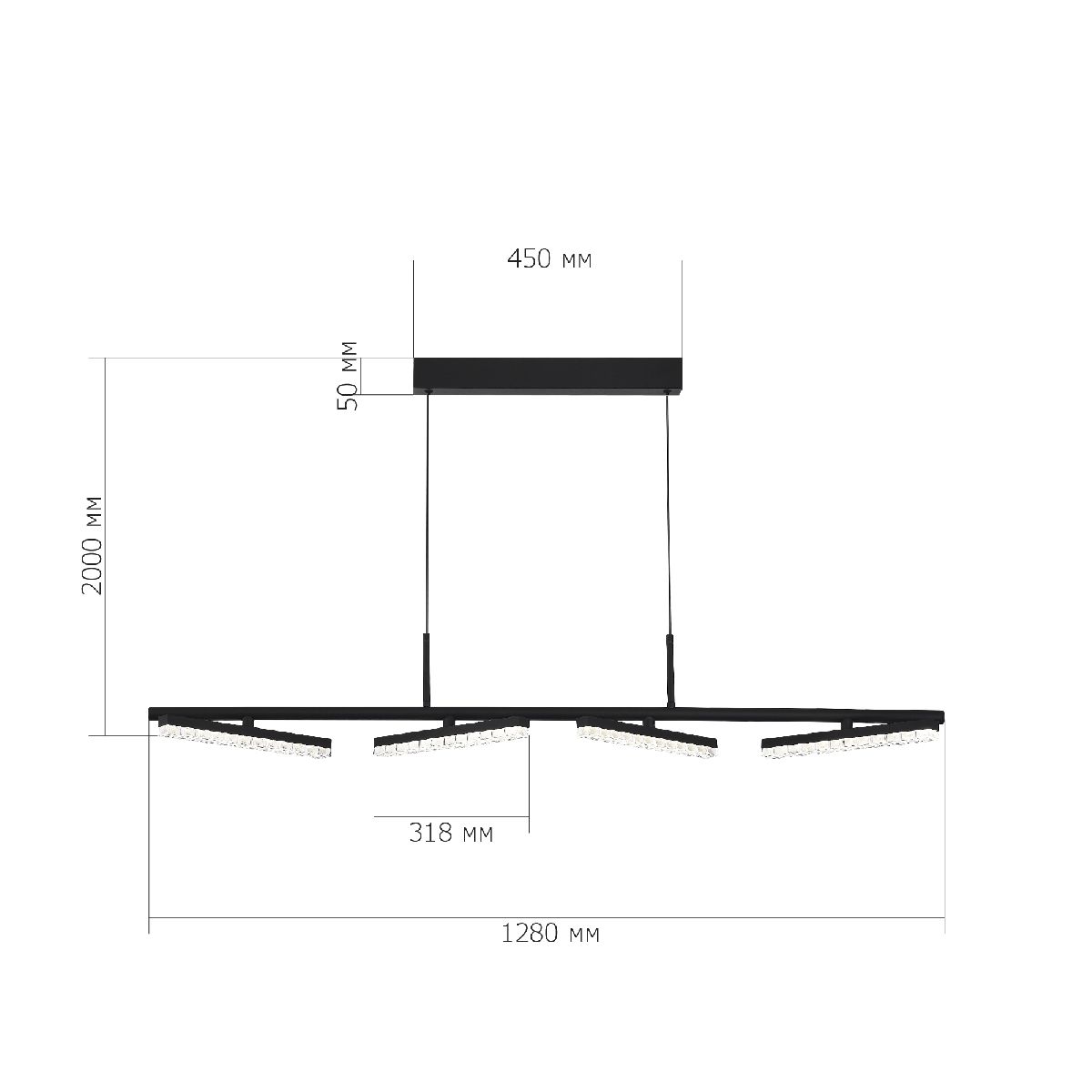 Подвесная люстра ST Luce Euclidics SL1018.403.04