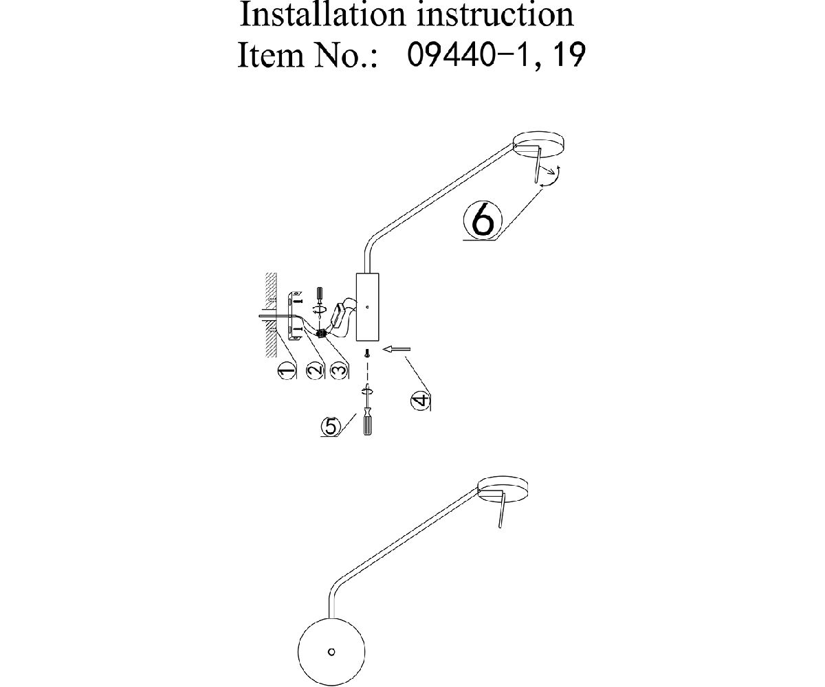 Бра Kink Light Некси 09440-1,19(4000K)