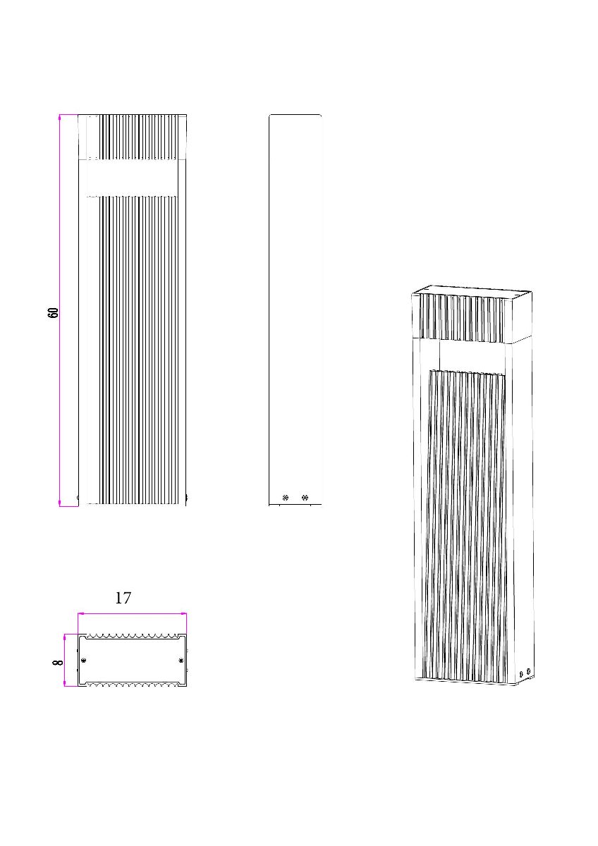 Ландшафтный светильник Arte Lamp Arneb A2148PA-1BR