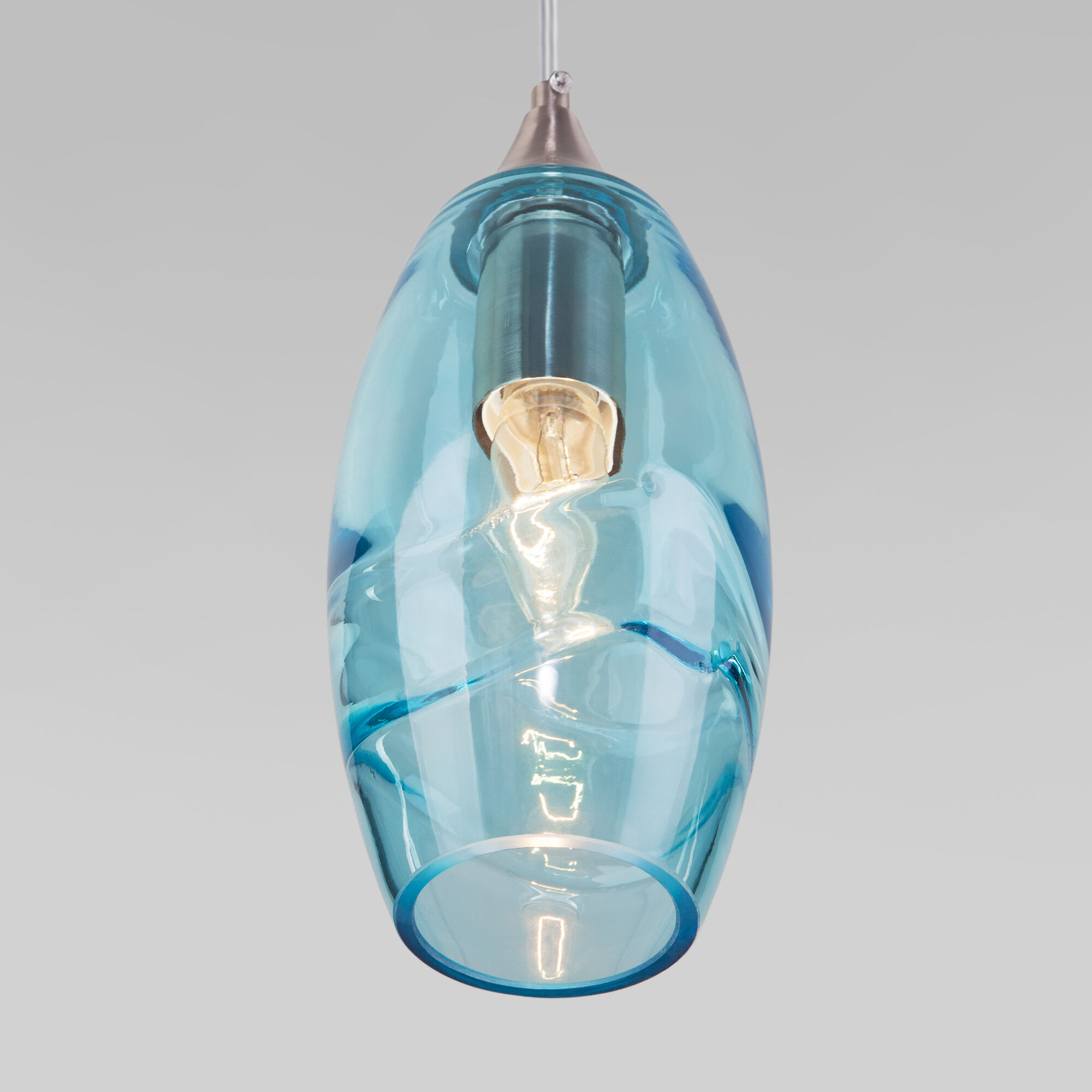 Подвесной светильник Eurosvet Lotus 50222/1 голубой в #REGION_NAME_DECLINE_PP#