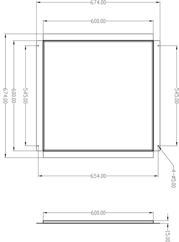 Рамка Deko-Light Frame for plaster 930231