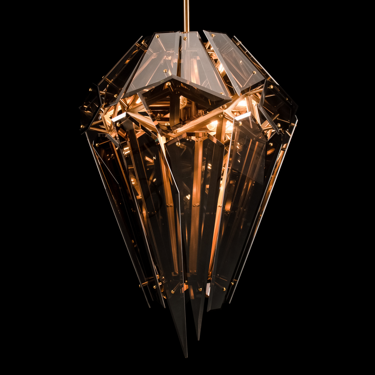 Подвесной светильник на натяжной потолок Loft IT Shard 10432 Smoke
