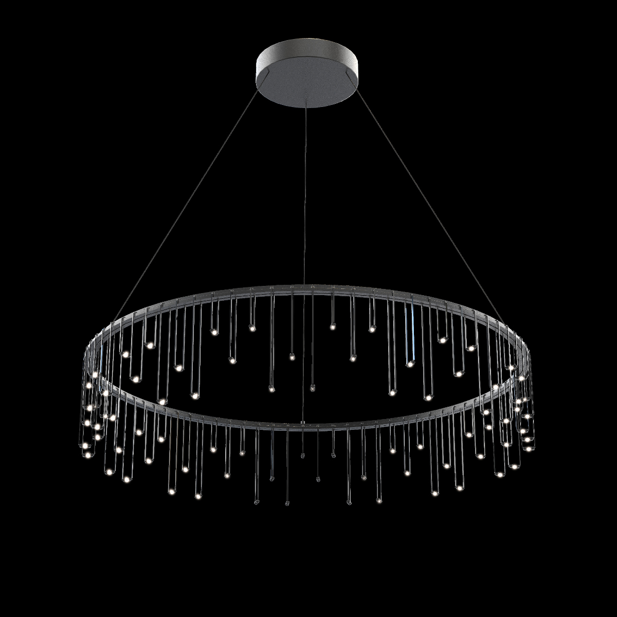 Подвесной светильник кольцевой кольцо Delight Collection MD23001008-1C black