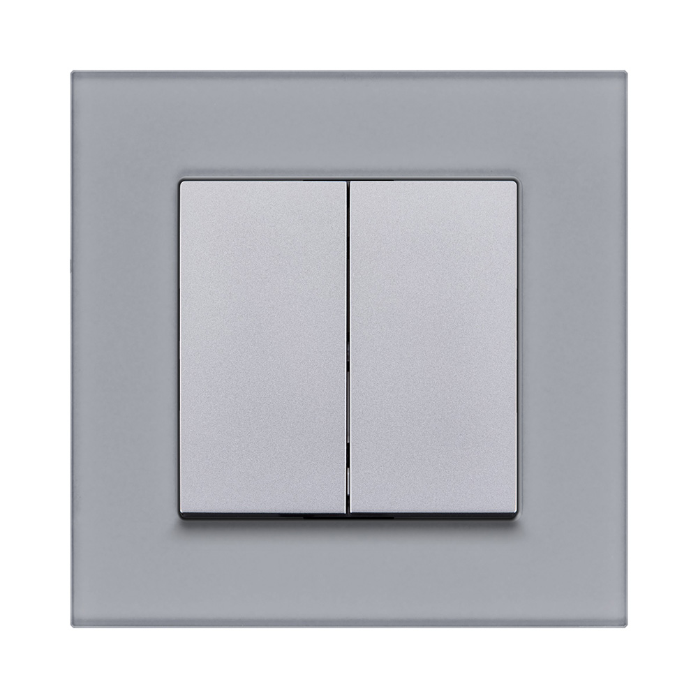 Рамка 1-постовая, стекло серый Kollinger Reflex MG RM1GY