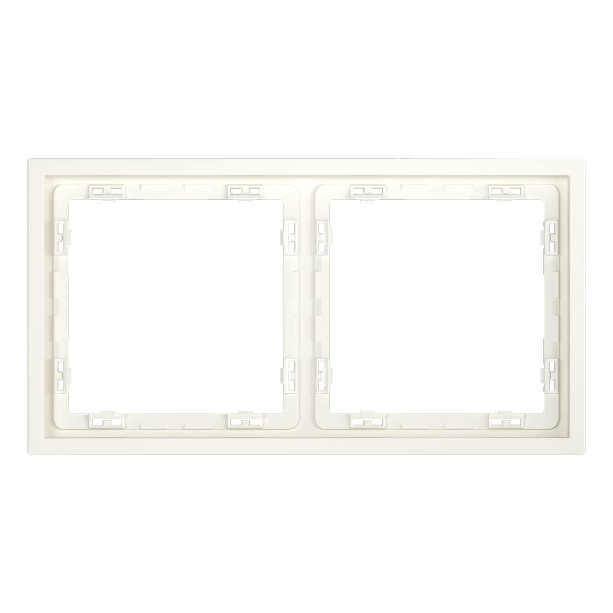 Рамка пластиковая Voltum S70 на 2 пост, (хлопок) VLS100213