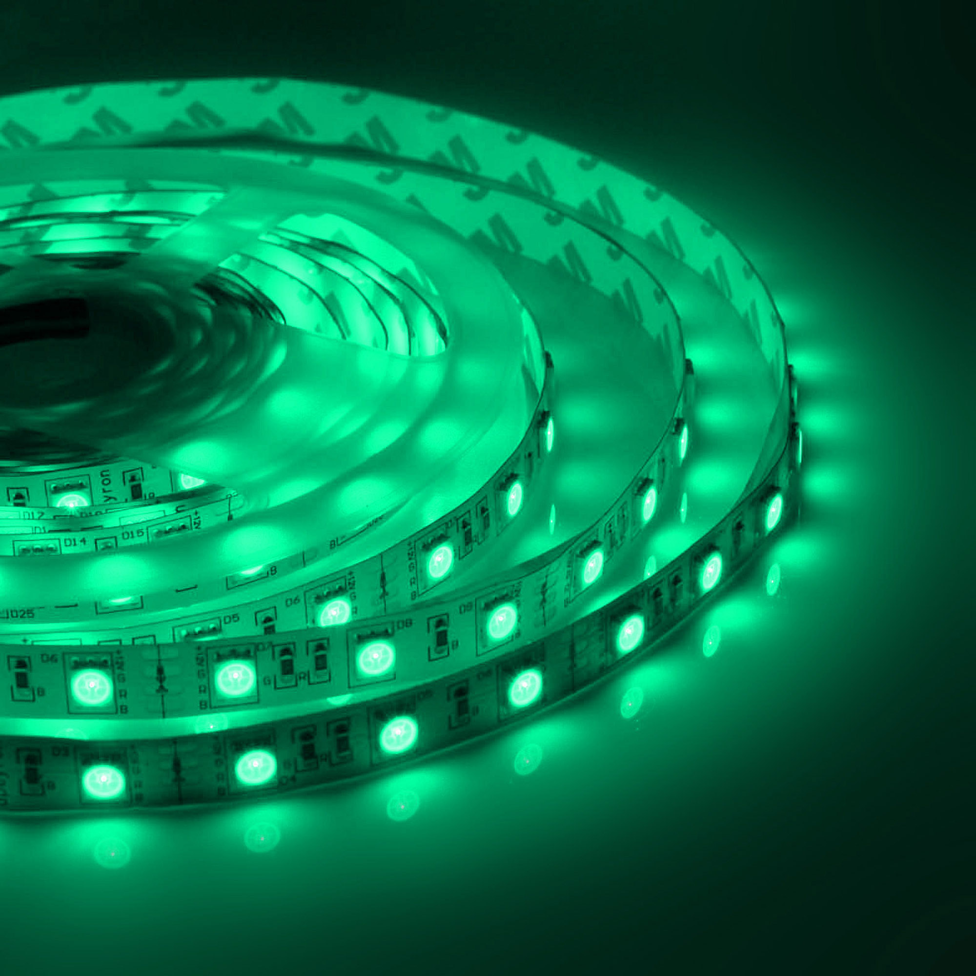 Комплект светодиодной ленты Apeyron 12В 7,2Вт/м smd5050 30д/м IP20 300Лм/м 5м RGB (адаптер питания, коннектор, контроллер, пульт) SL-47 в Москве