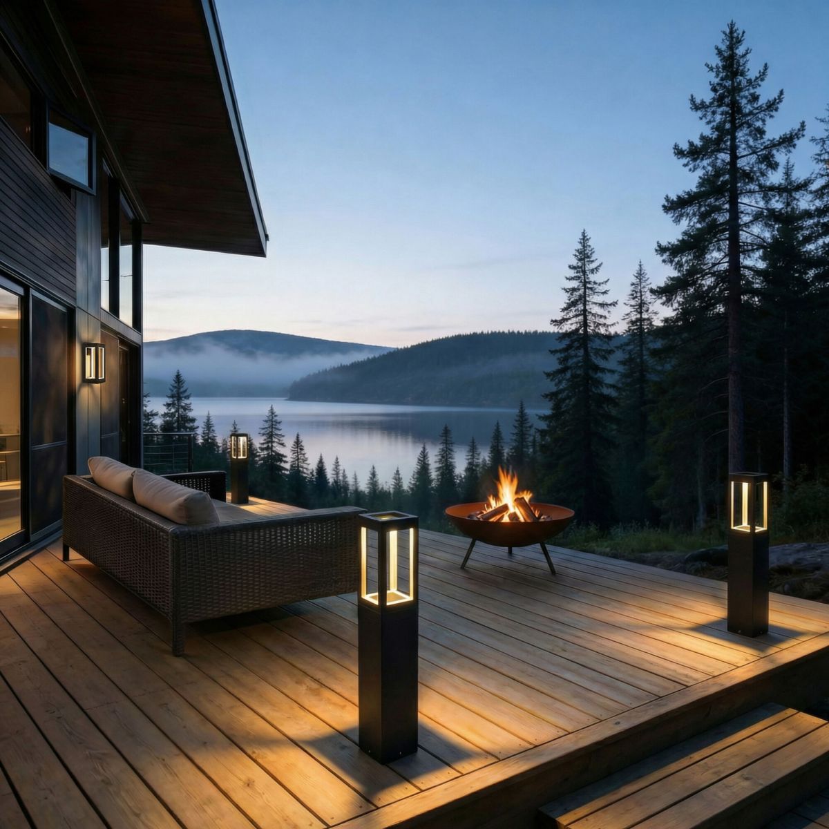 Ландшафтный светильник Elektrostandard Frame 1529 TECHNO LED черный 4690389219122 a072092