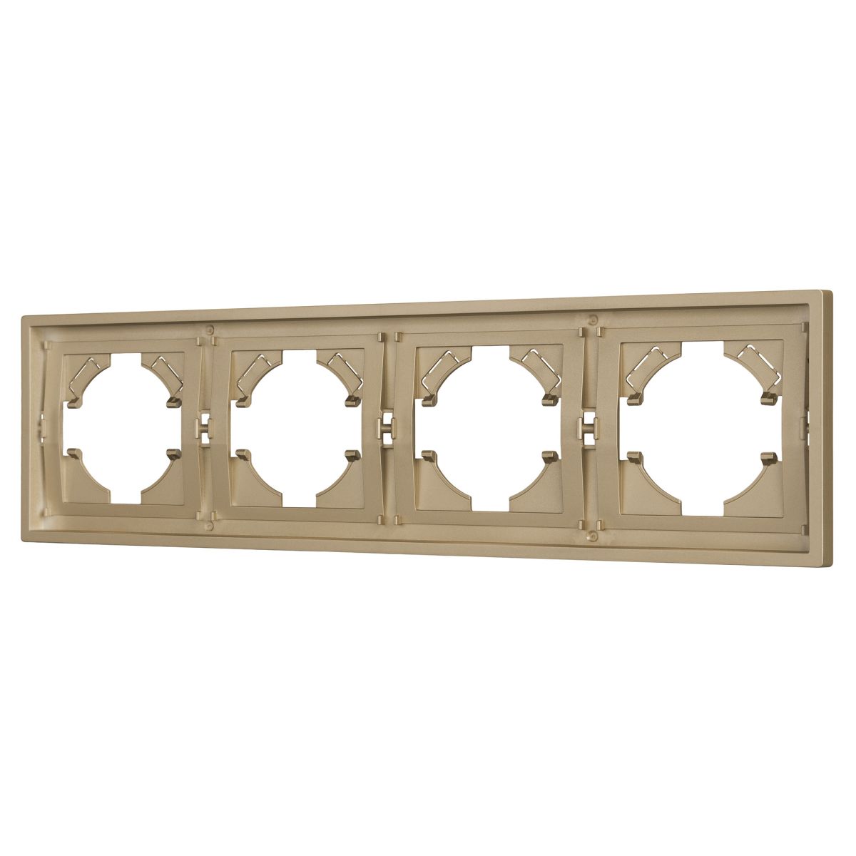 Рамка пластиковая на 4 поста Arlight FRM-TENDO-SFPL-4-GD 054663