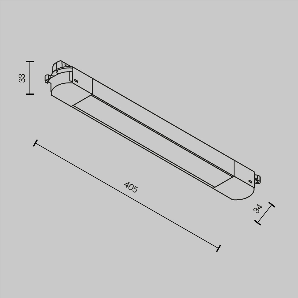 Трековый однофазный светильник Maytoni Technical Basis TR000-1-12W4K-W_1