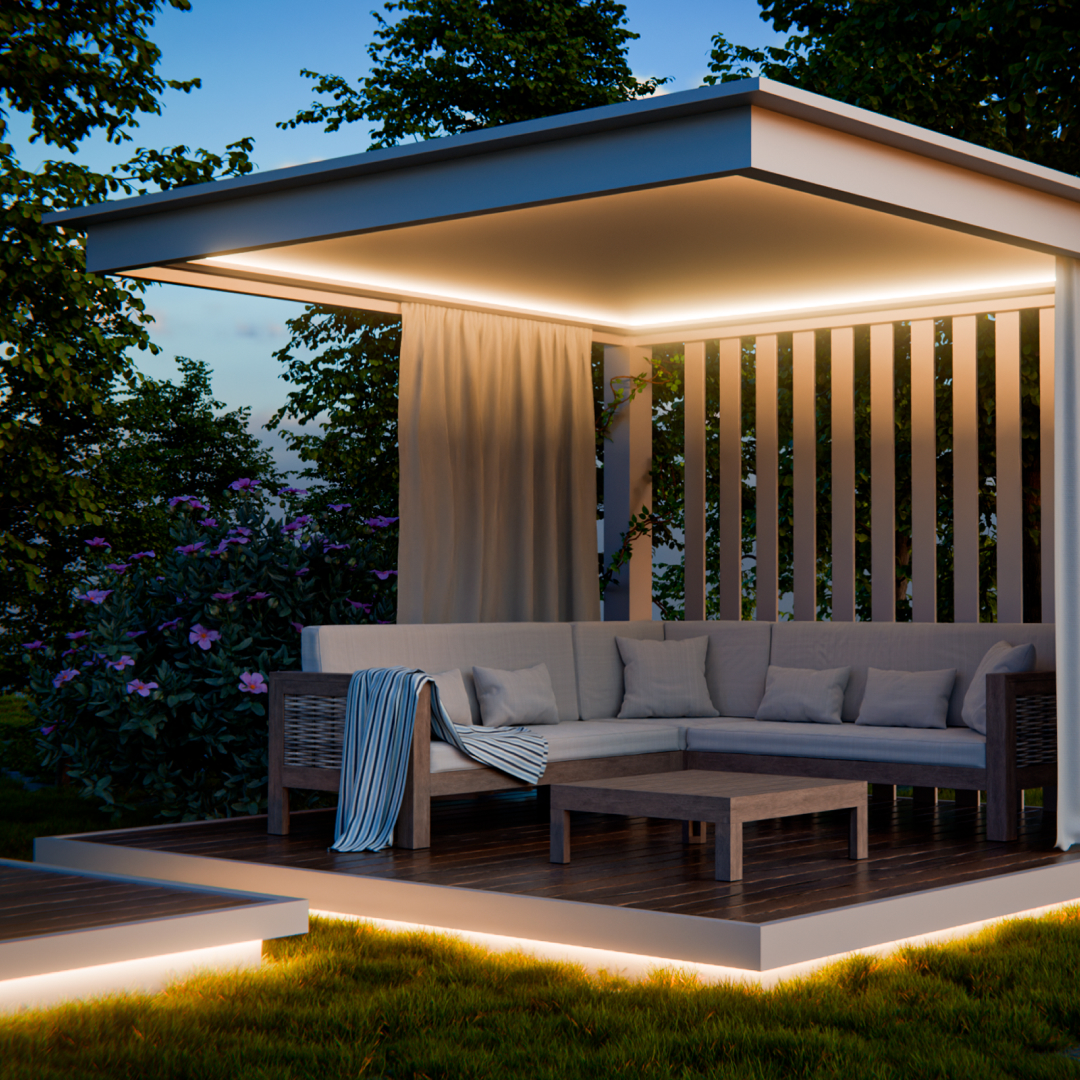 Светодиодная лента Apeyron Free Cut 24В, 10 Вт/м, 600 лм/м, 3000К, COB, 528 д/м, CRI90+, IP67, 5м 00-407