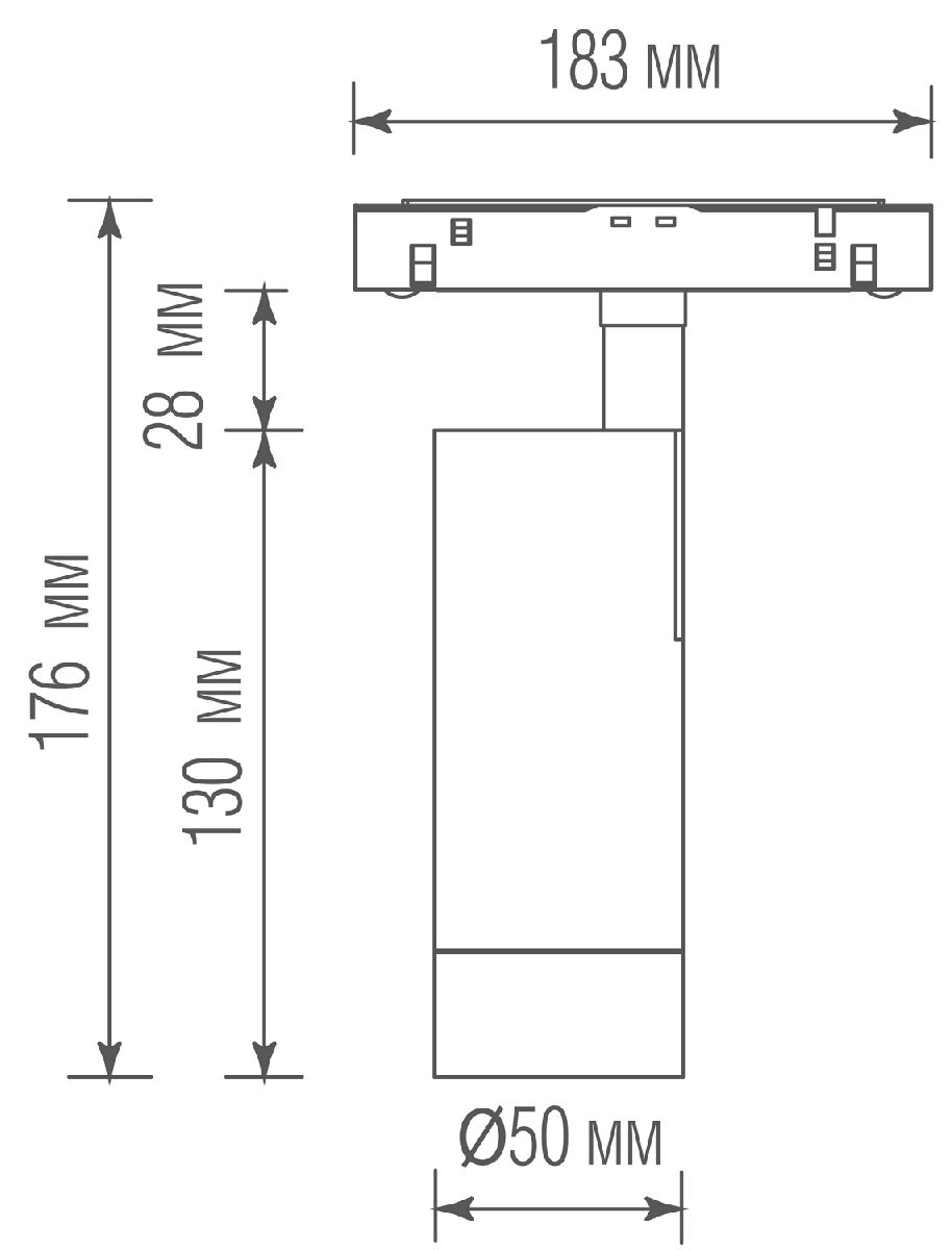 Трековый светильник Donolux Alpha DL20295TW10WTuya