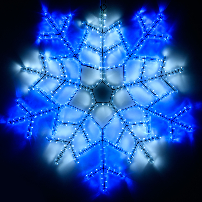 Фигура Arlight ARD-Snowflake-M6-890x890-576LED White/Blue 025309