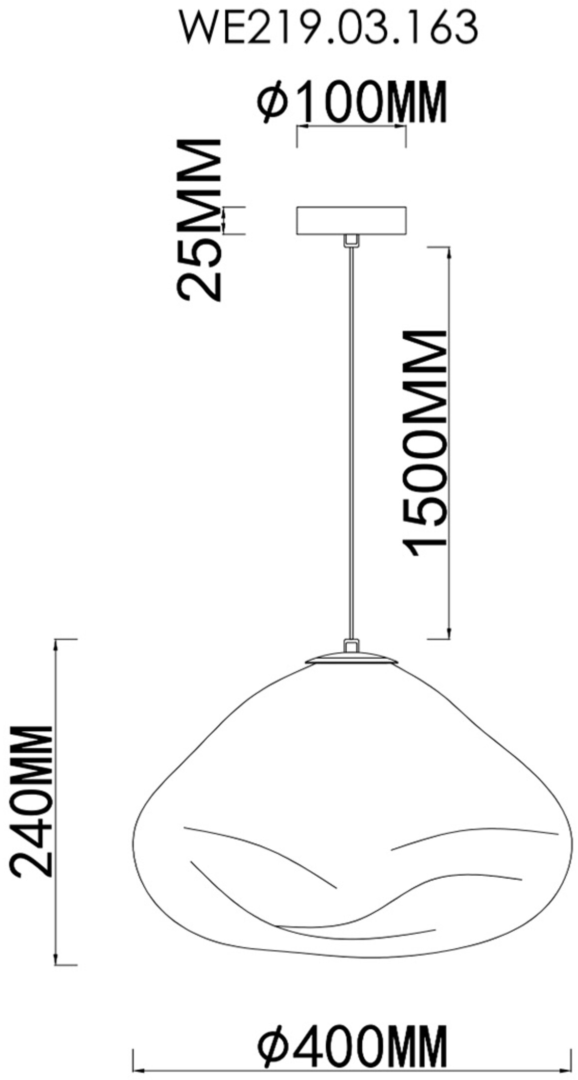Подвесной светильник Wertmark Isola WE219.03.163 в #REGION_NAME_DECLINE_PP#