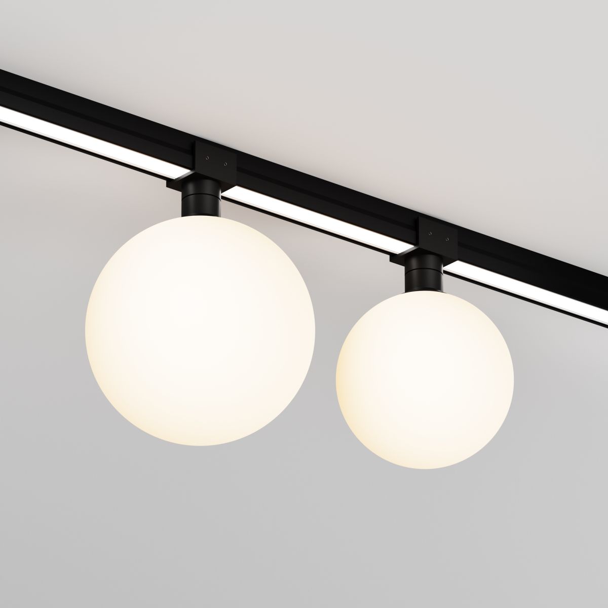 Уличный трековый светильник белый Maytoni Luna O-TR01-2-S-9WB3K