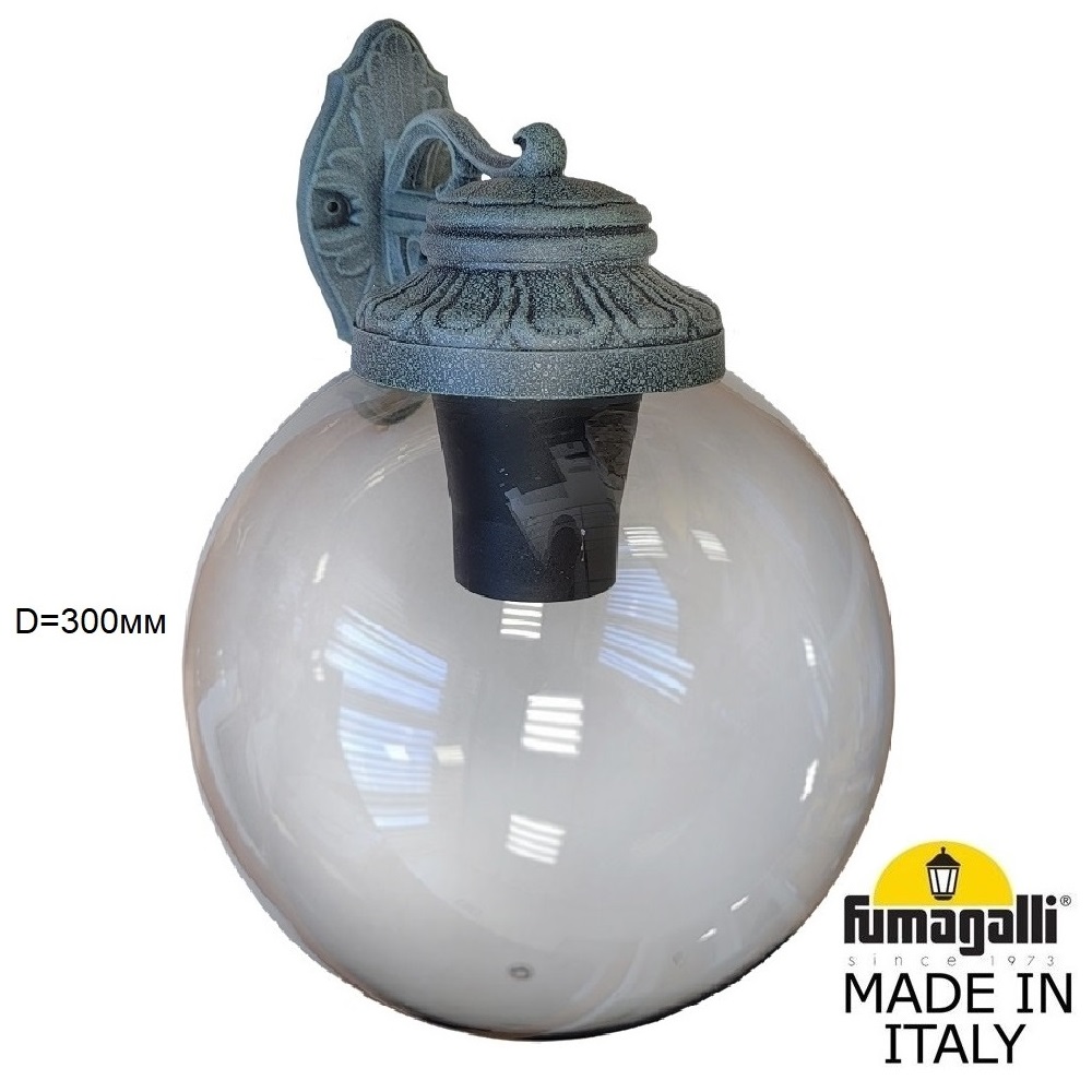 Уличный настенный светильник Fumagalli Globe 300 G30.131.000.VZF1RDN