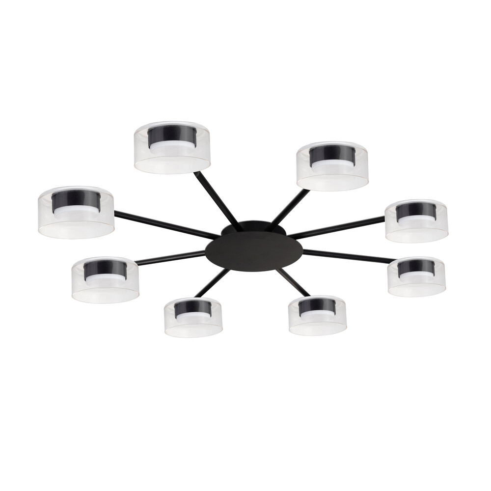 Потолочная люстра Arte Lamp Alius A8042PL-8BK