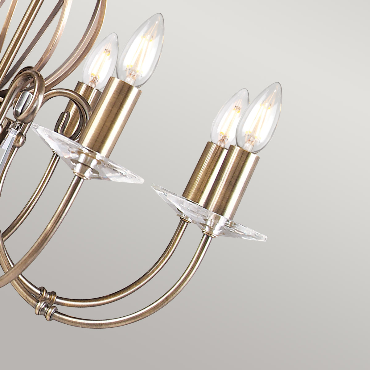 Подвесная люстра Elstead Lighting AG8-AGED-BRASS