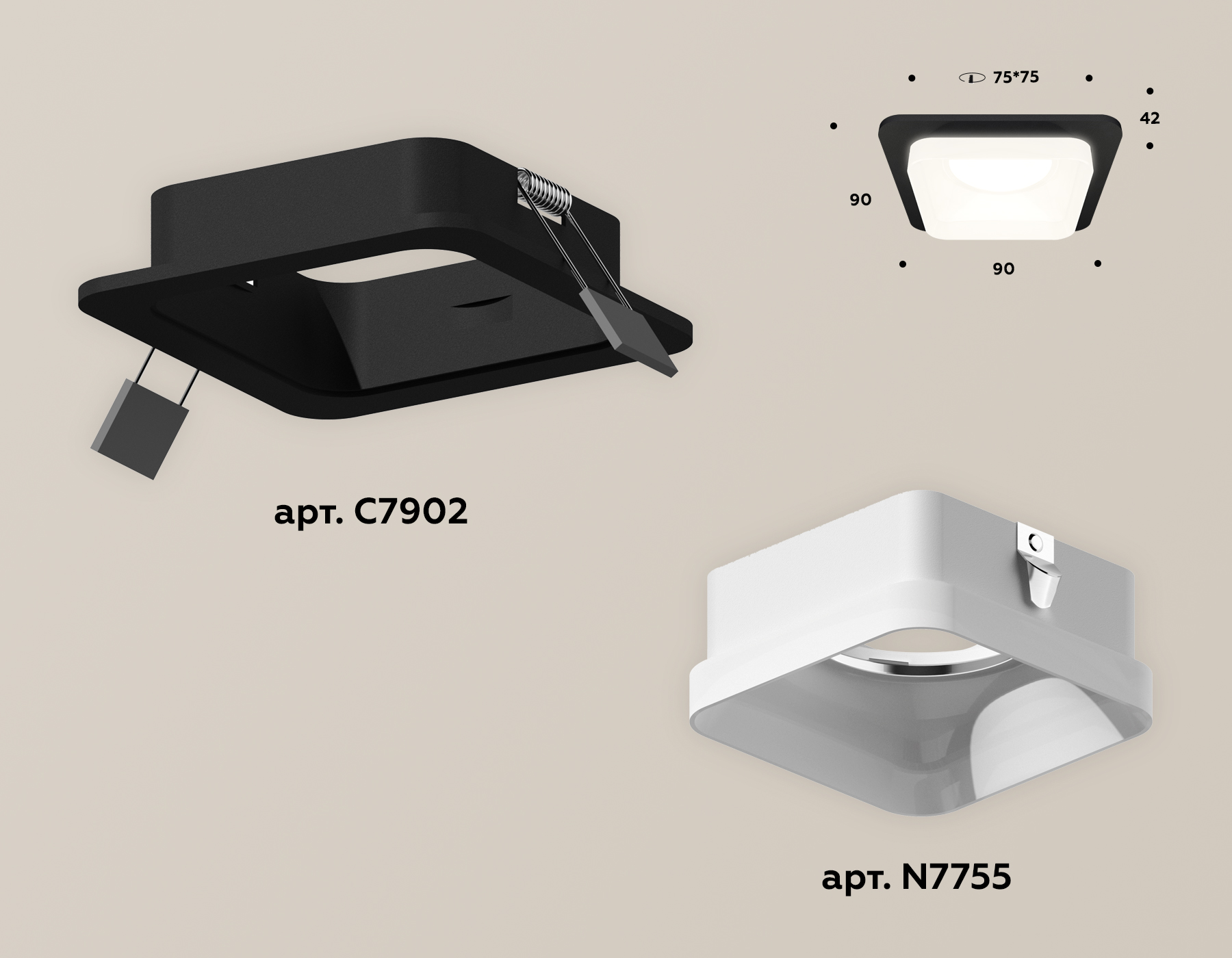 Встраиваемый светильник Ambrella Light Techno XC7902013 (C7902, N7755)