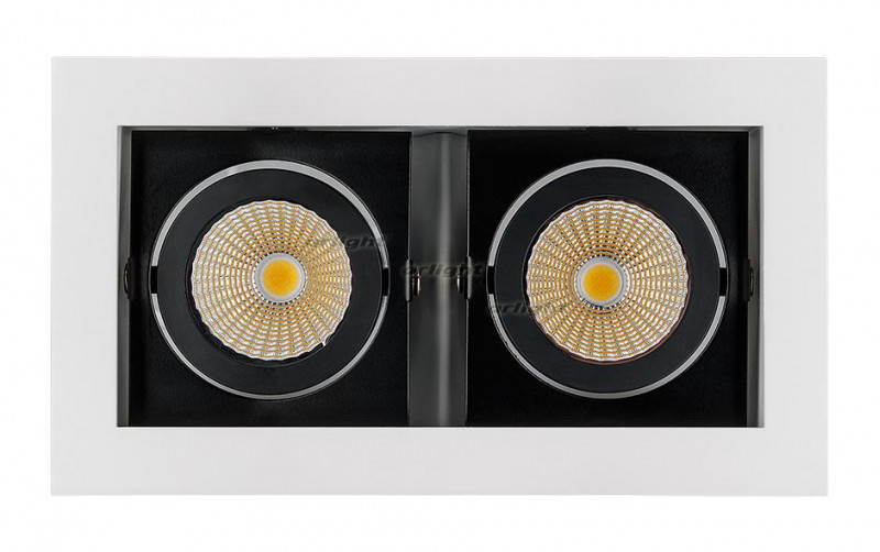 Встраиваемый светильник Arlight CL-KARDAN-S180x102-2x9W White 024131
