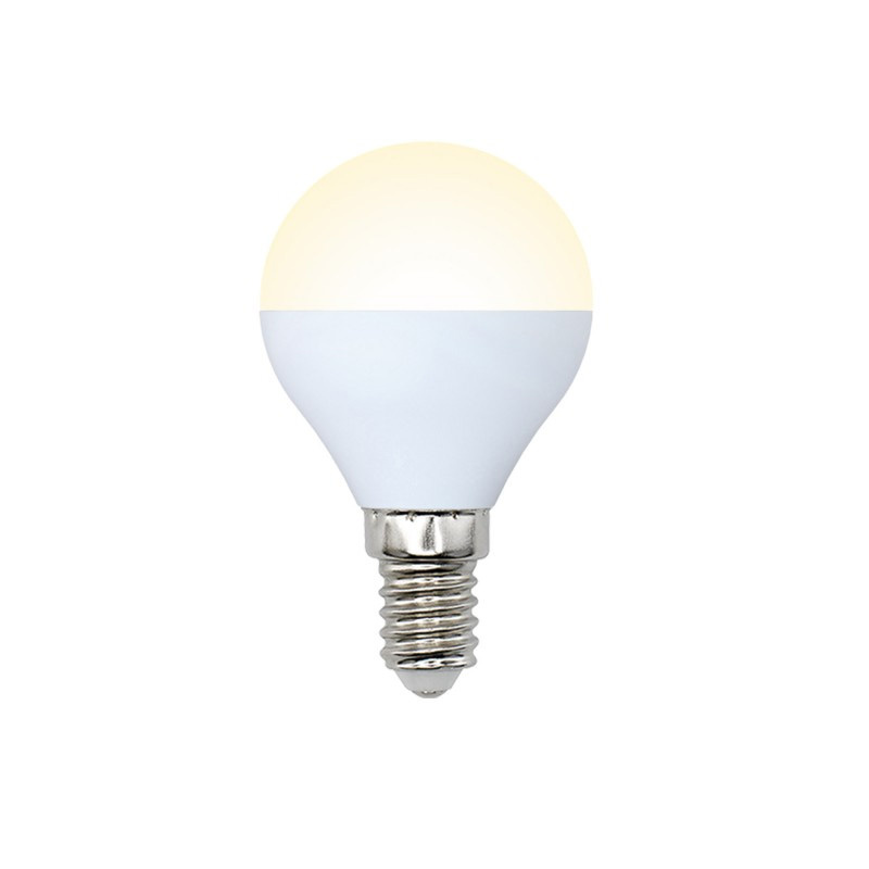 Лампа светодиодная (UL-00003820) Volpe E14 7W 3000K матовая LED-G45-7W/WW/E14/FR/NR