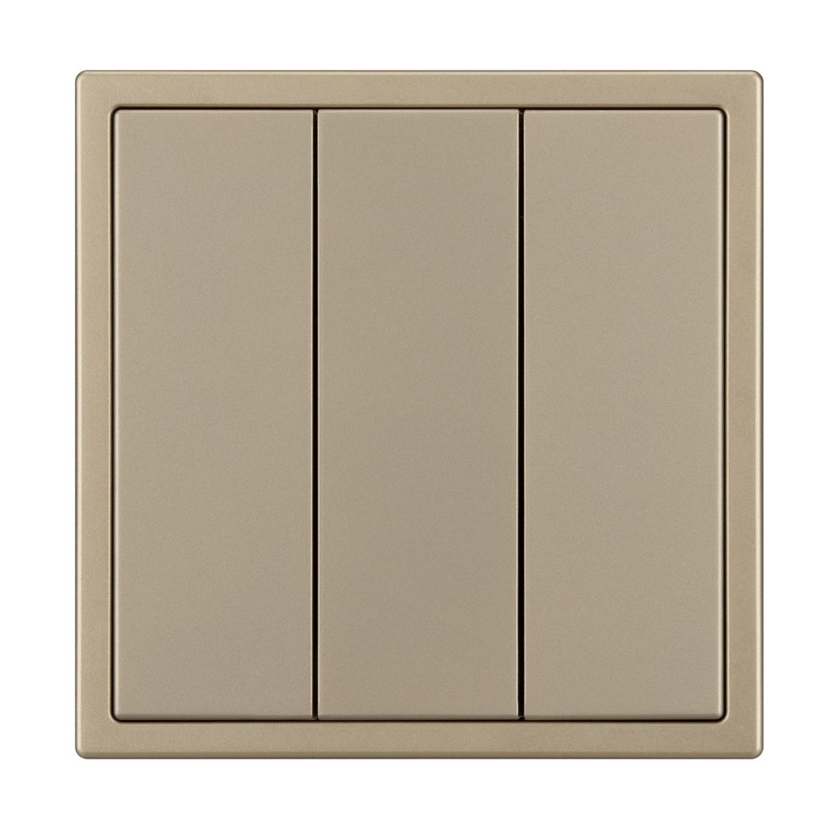 Механизм выключателя трехклавишный непроходной Arlight SWT-NOBE-MK03-SFPL-GD (230V, 10A) (Золотой песок) 061798